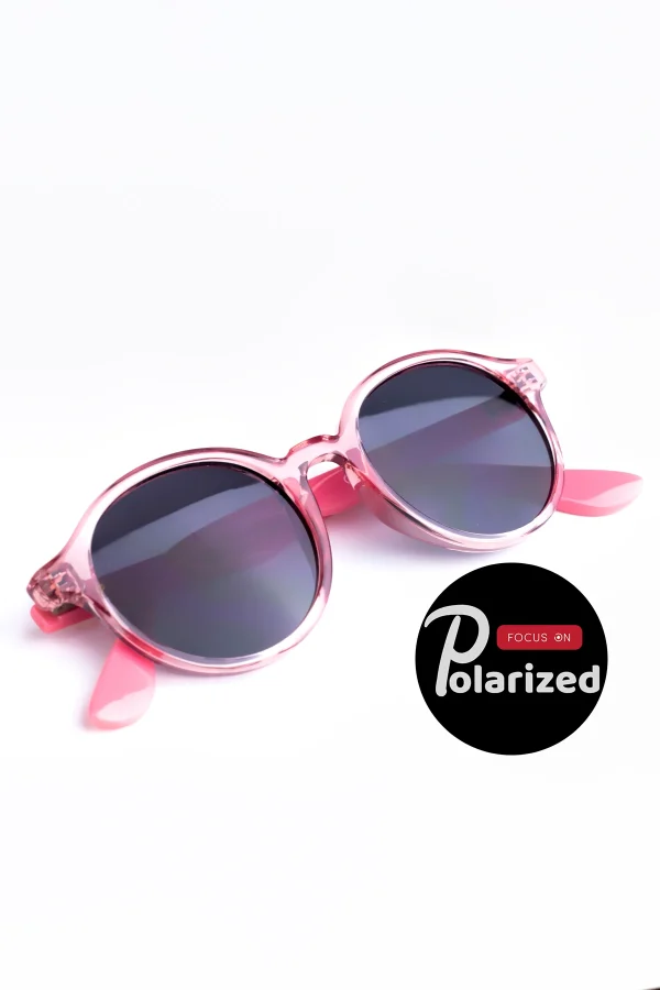 1-3 Yaş Polarize Çocuk Güneş Gözlüğü - Pembe